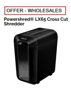 FELLOWES POWERSHRED LX65 PAPER SHREDDER