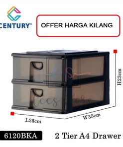 A4 2 TIER DOCUMENT DRAWER