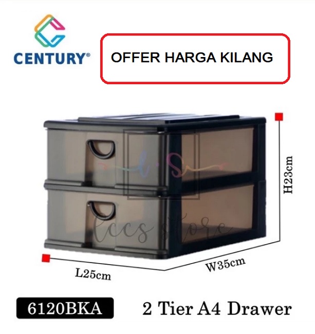 A4 2 TIER DOCUMENT DRAWER