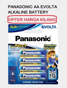 PANASONIC AA EVOLTA ALKALINE BATTERY