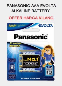 PANASONIC AAA EVOLTA ALKALINE BATTERY