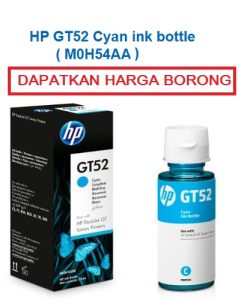 HP Deskjet GT52 All-In-One Cyan Ink