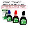 ARTLINE PERMANENT MARKER INK REFILL 30ML