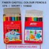 FABER CASTELL 12 TRI COLOUR PENCILS