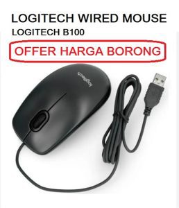LOGITECH B100 USB WIRED MOUSE