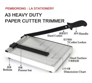 A3 HEAVY DUTY PAPER CUTTER TRIMMER