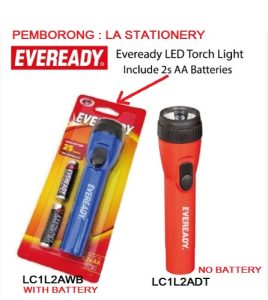 EVEREADY LED TORCH LIGHT WITH AA BATTERY