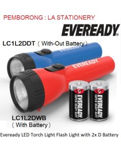 EVEREADY LED TORCH LIGHT WITH 2D BATTERY