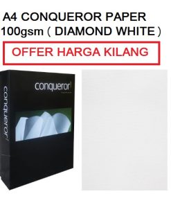 A4 CONQUEROR PAPER DIAMOND WHITE