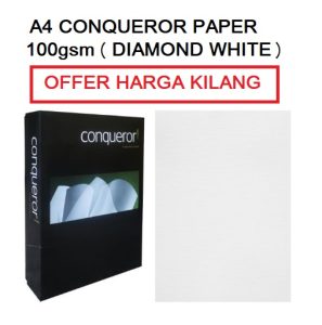 A4 CONQUEROR PAPER DIAMOND WHITE