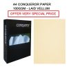 A4 CONQUEROR PAPER LAID VELLUM