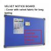 VELVET NOTICE BOARD 90CM X 120CM (3′ x 4′)