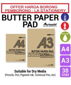 A3 BUTTER PAPER ( 50 PCS/PAD )