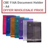 CBE 114A DOCUMENT HOLDER WITH BUTTON ( A4 SIZE )