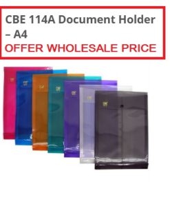 CBE 114A DOCUMENT HOLDER WITH BUTTON ( A4 SIZE )