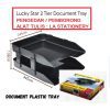 LUCKY STAR LS8220 2 TIER PLASTIC DOCUMENT TRAY