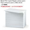 PLAIN PVC ID CARD WHITE THICK CR80 30mil ( 0.76mm )