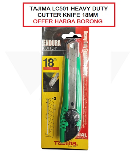 HEAVY DUTY CUTTER KNIFE TAJIMA LC501 (18MM )