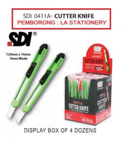 SDI 0411A CUTTER KNIFE 9MM