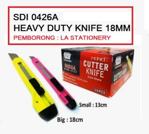 SDI 0426A LARGE CUTTER KNIFE 18MM