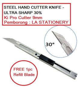 STEEL CUTTER KNIFE WITH AUTO LOCK 9MM ( KI PRO ST-100 )